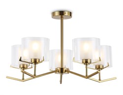 Ambrella Светильник подвесной LH57007/5 BS/FR латунь/белый матовый E14/5 max 40W D690*390 LH57007 - фото 100089