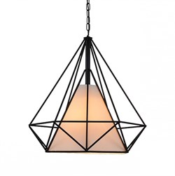 ST LUCE SL233.443.01 Светильник подвесной  Черный/Черный, Белый E27 1*60W SL233.443.01 - фото 100159