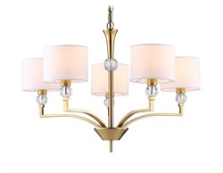 Ambrella Светильник подвесной LH71131/5 BS/WH латунь/белый E14/5 max 40W D660*880 LH71131 - фото 100592