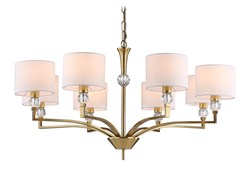 Ambrella Светильник подвесной LH71133/8 BS/WH латунь/белый E14/8 max 40W D840*880 LH71133 - фото 100607