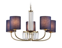 Ambrella Светильник подвесной LH71271/5 BS/DB латунь/темно синий E14/5 max 40W D650*840 LH71271 - фото 100742