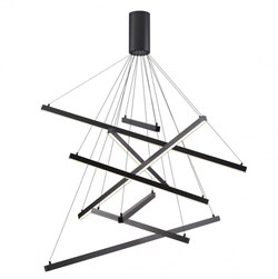 Odeon Light 3860/96B ODL20 32 черный/металл Подвесной светильник LED 3000K 96W 220V COMETA 3860/96B - фото 100750