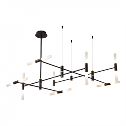 ST LUCE SL1216.403.16 Светильник подвесной Черный/Белый G9 16*5W 4000K SL1216.403.16 - фото 101214