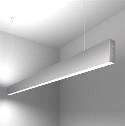 Elektrostandard 101-200-40-128 / Линейный светодиодный подвесной двусторонний светильник 128см 50W 6500K матовое серебро a041494 - фото 101229