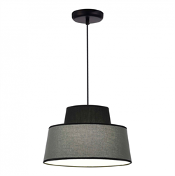 ST LUCE SL1354.433.01 Светильник подвесной Черный/Серый E27 1*40W SL1354.433.01 - фото 101434