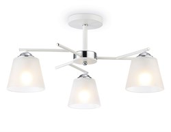 Ambrella Светильник подвесной TR303202/3 WH/CH/FR белый/хром/белый матовый E27*3 max 60W D550*260 TR303202 - фото 101523