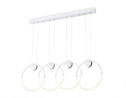 Ambrella Светильник светодиодный подвесной FL10598/4 WH/CH белый/хром 4200K 45W 940*20*1200 (Без ПДУ) FL10598 - фото 101691