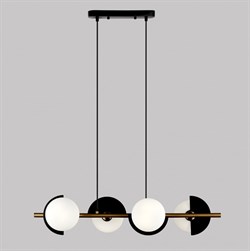 Eurosvet Подвесной светильник 70149/4 черный/латунь a064820 - фото 101951