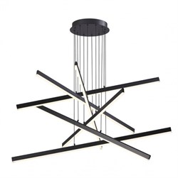 Odeon Light 3890/96L ODL20 34 черный/металл Подвесной светильник LED 4000K 96W 220V RUDY 3890/96L - фото 102194