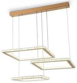 Ambrella Светильник светодиодный подвесной управляемый FA1761/3 GD золото 180W 3000K+6400K/3000K/6400K/4200K+4200K 680*460*740 (ПДУ РАДИО 2.4G) FA1761 - фото 102329