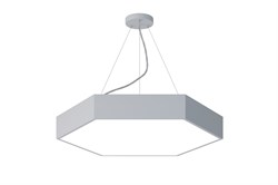 ЭРА Светильник светодиодный Geometria Hexagon SPO-121-W-40K-038 38Вт 4000К 4000Лм IP40 600*600*80 белый подвесной Б0050550 - фото 102367