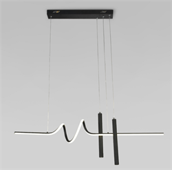 Eurosvet 90267/2 черный Подвесной светодиодный светильник в стиле минимализм a060617 - фото 102574