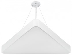 ЭРА Светильник светодиодный Geometria ЭРА Delta SPO-151-W-40K-030 30Вт 4000К 2900Лм IP40 600*600*80 белый подвесной ЛТ Б0058868 - фото 102707