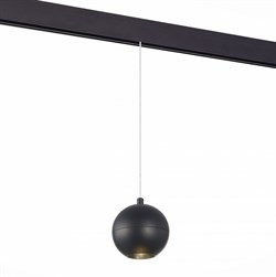 ST Luce ST354.433.12 Магнитный трековый светильник подвесной Черный LED 1*12W 3000K 750Lm Ra>80 36° IP20 D100xH92 48V ST354.433.12 - фото 102892