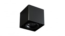 Quest Light Светильник накладной поворотный, черный, под лампу GU10 MR16 до 50w, IP20, CASTLE 1 ED cube black CASTLE 1 ED cube black - фото 102983