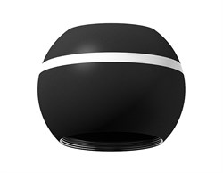 Ambrella Корпус светильника накладной для насадок D60/70mm c LED подсветкой C1102 SBK черный песок D100*H80mm MR16 GU5.3 LED 3W 4200K C1102 - фото 103170