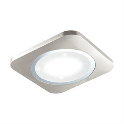 Eglo 97664 Светодиодный накладной светильник PUYO-S, 28W(LED), 510х510, H40, 3400lm, сталь, никель матовый, 97664 - фото 103442