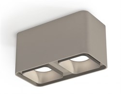 Ambrella Комплект накладного светильника XS7852003 SGR/SSL серый песок/серебро песок MR16 GU5.3 (C7852, N7703) XS7852003 - фото 103500