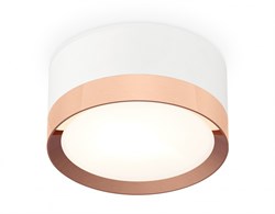 Ambrella Комплект накладного светильника XS8101006 SWH/PPG белый песок/золото розовое полированное GX53 (C8101, N8126) XS8101006 - фото 103527
