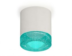 Ambrella Комплект накладного светильника XS7401023 SWH/BL белый песок/голубой MR16 GU5.3 (C7401, N7194) XS7401023 - фото 103650