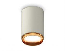 Ambrella Комплект накладного светильника XS6314024 SGR/PYG серый песок/золото желтое полированное MR16 GU5.3 (C6314, N6124) XS6314024 - фото 103726