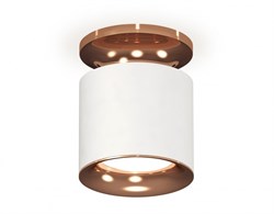 Ambrella Комплект накладного светильника XS7401142 SWH/PPG белый песок/золото розовое полированное MR16 GU5.3 (N7930, C7401, N7015) XS7401142 - фото 103750