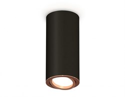 Ambrella Комплект накладного светильника XS7443005 SBK/PPG черный песок/золото розовое полированное MR16 GU5.3 (C7443, N7005) XS7443005 - фото 104011