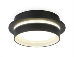 Ambrella Светильник накладной TN5385 SBK/FR черный песок/белый матовый GX53 IP44 D105*40 TN5385 - фото 104120