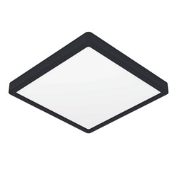 Eglo 900588 Накладной светильник диммируемый FUEVA 5, 20,5W (LED), 3000K, L285, B285, H28, сталь, черный / пластик, белый 900588 - фото 104189