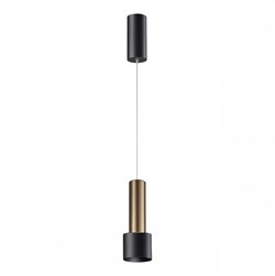 Novotech 358982 OVER NT22 бронза светлая/черный Светильник светодиодный накладной, провод 2м IP20 LED 4000K 15W 220V ALBA 358982 - фото 104213