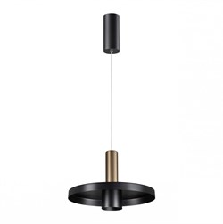 Novotech 358984 OVER NT22 бронза светлая/черный Светильник светодиодный накладной, провод 2м IP20 LED 4000K 15W 220V ALBA 358984 - фото 104270