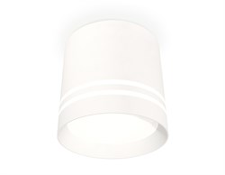 Ambrella Комплект накладного светильника с акрилом XS8110007 SWH/FR белый песок/белый матовый GX53 (C8110, N8477) XS8110007 - фото 104421