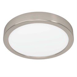 Eglo 900584 Накладной светильник диммируемый FUEVA 5, 17W (LED), 3000K, Ø210, сталь, матовый никель 900584 - фото 104431