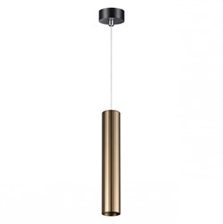 Novotech 358989 OVER NT22 бронза светлая/черный Светильник светодиодный накладной, провод 2м IP20 LED 4000K 20W 220V ALBA 358989 - фото 104453