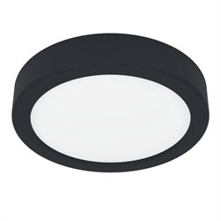 Eglo 900637 Накладной светильник FUEVA 5, 11W (LED), 3000K, IP44, ?160, сталь, черный / пластик, белый 900637 - фото 104470