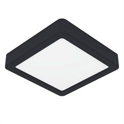 Eglo 900643 Накладной светильник  FUEVA 5, 11W (LED), 3000K, IP44, L160, B160, H28, сталь, черный / пластик, белый 900643 - фото 104505