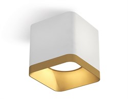 Ambrella Комплект накладного светильника XS7805004 SWH/SGD белый песок/золото песок MR16 GU5.3 (C7805, N7704) XS7805004 - фото 104517