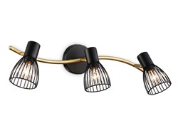 Ambrella Светильник накладной TR8661/3 BK/GD черный/золото E14/3 max 60W 550*100*170 TR8661 - фото 104518