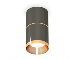 Ambrella Комплект накладного светильника XS7403081 DCH/PYG черный хром/золото желтое полированное MR16 GU5.3 (C7403, A2072, C7403, N7034) XS7403081 - фото 104528