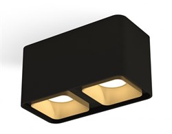 Ambrella Комплект накладного светильника XS7851004 SBK/SGD черный песок/золото песок MR16 GU5.3 (C7851, N7704) XS7851004 - фото 104645