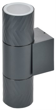 Светильник уличный 5108 настенный 2хGU10 IP65 серый IEK LT-UBU0-5108-GU10-2-K03 - фото 104871