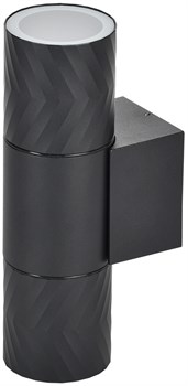 Светильник уличный 5108 настенный 2хGU10 IP65 черный IEK LT-UBU0-5108-GU10-2-K02 - фото 104872