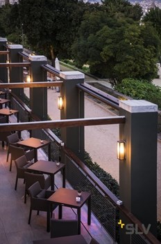 SLV by Marbel MERIDIAN BOX 2 светильник настенный IP54 для лампы ELT E27 25Вт макс., антрацит/ прозрачный 230655 - фото 104918