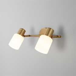 Eurosvet Настенный светильник с поворотными плафонами 20089/2 бронза a049414 - фото 105256