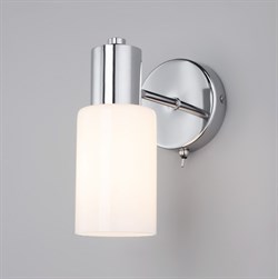 Eurosvet Настенный светильник со стеклянным плафоном 70160/1 хром a057108 - фото 105346