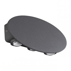 Novotech 358563 STREET NT21 000 темно-серый Ландшафтный настенный светильник IP54 LED 4000K 6W 85-265V CALLE 358563 - фото 105534