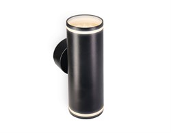 Ambrella Настенный светильник со сменной лампой GU10 и акрилом FW2489/2 BK черный GU10/2 max 12W 170*55*95 FW2489 - фото 105792