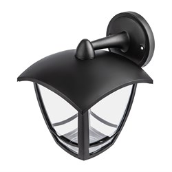 ЭРА Садово-парковый светильник ДБУ 07-8-002 Дели 2 черный 4 гранный настенный IP44 светодиодный 8Вт 3000K Б0064297 - фото 105813