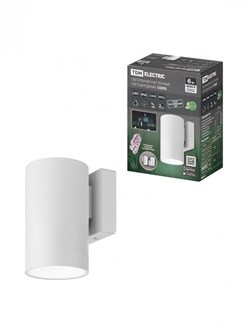 TDM Светильник настенный LED, Соло, 6 Вт, 4000 К, H160 мм, алюм./бел., IP65 SQ0345-1091 - фото 105937