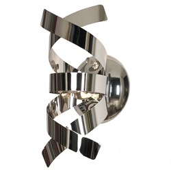 Lussole S.R.L Металл Хром / черный хром Без плафона Светильник настенный G9 40W LSA-5901-01 - фото 105992